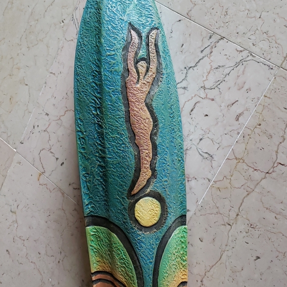 Original hand painted, signed Hatian art